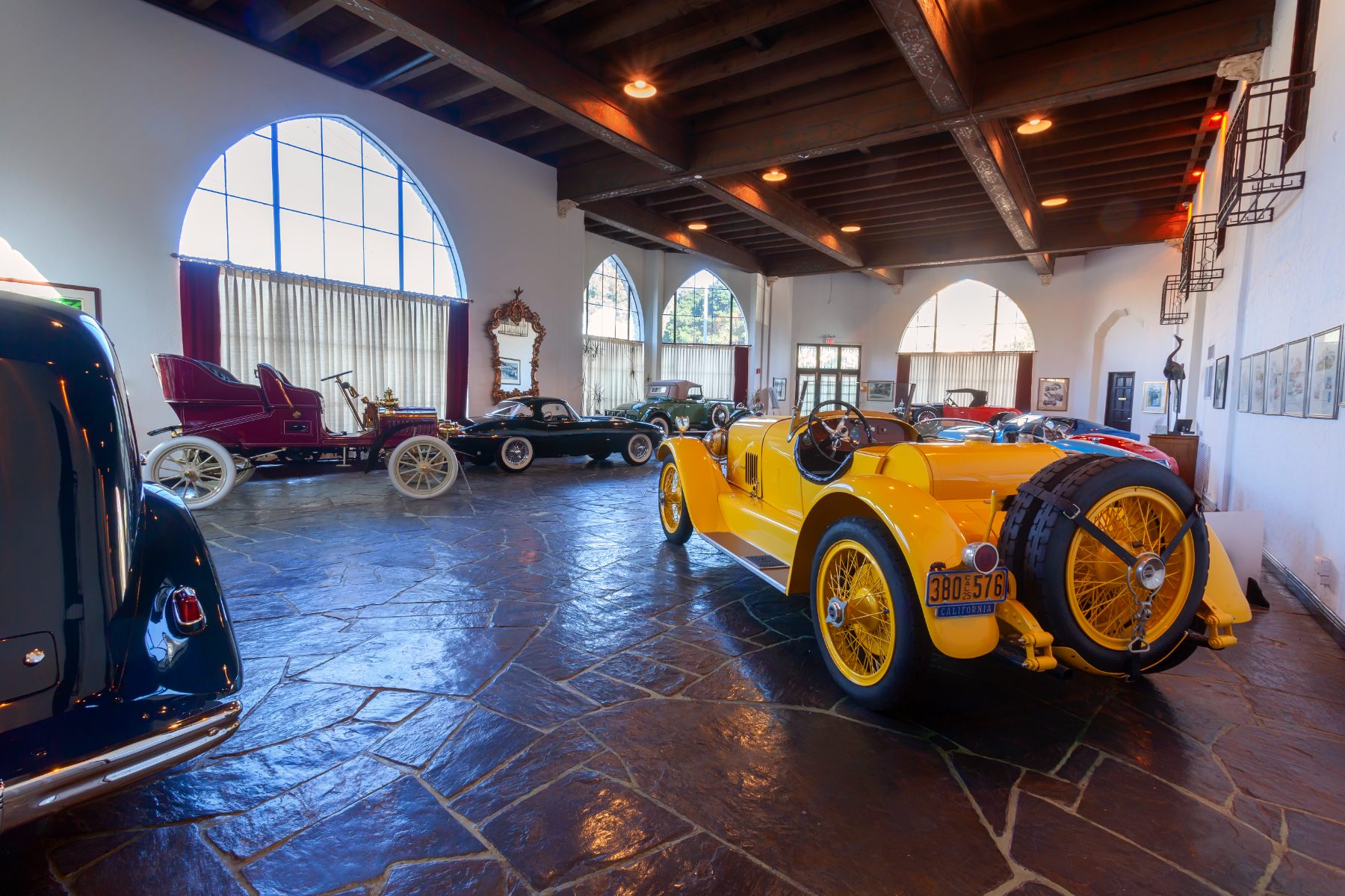 The entry hall, ready for an event